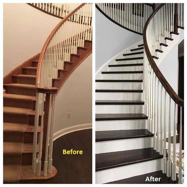Stairway Glamor Before/After